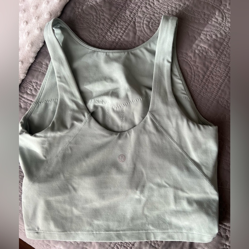Lululemon align high neck | size 4 | silver blue